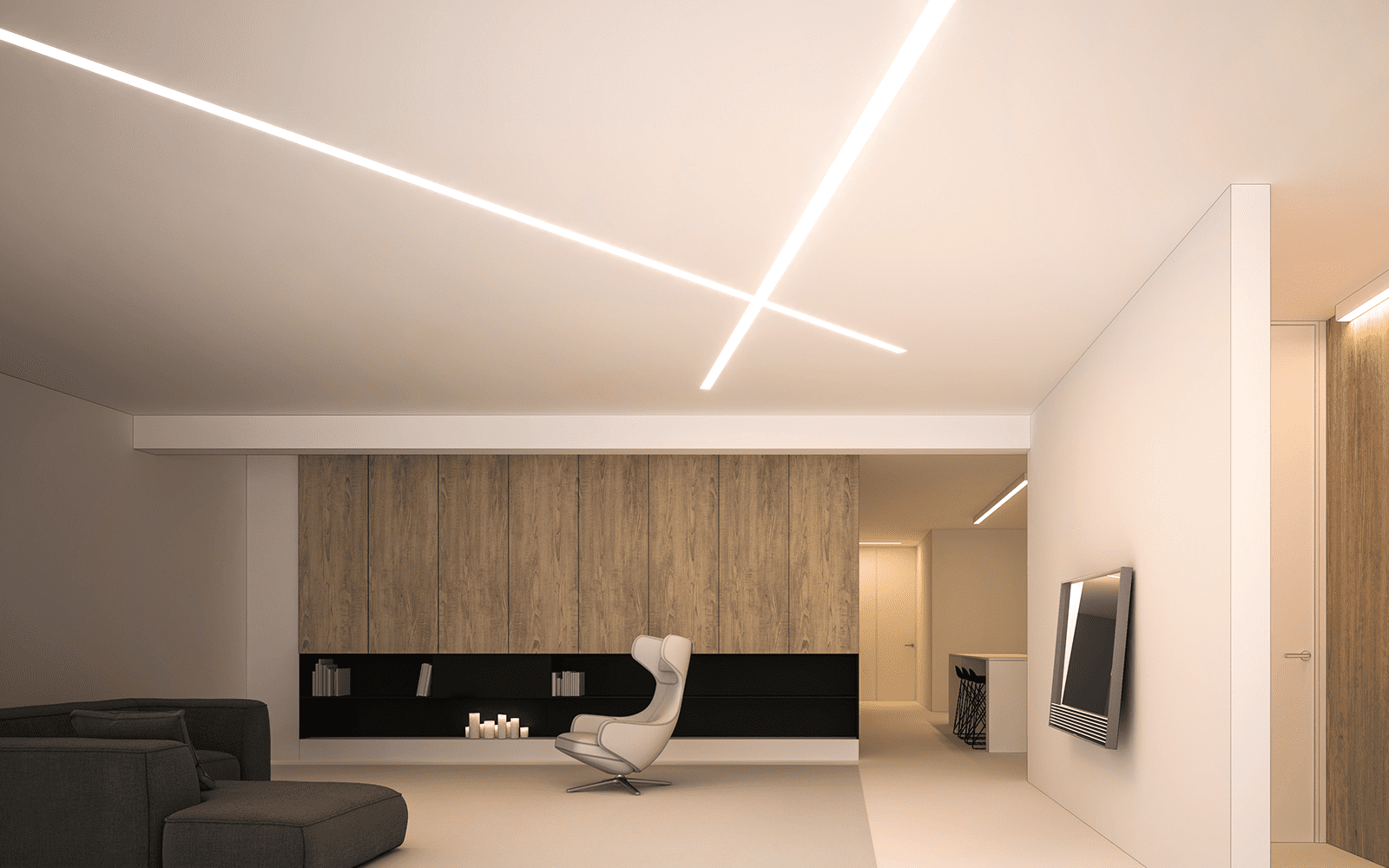 Натяжные потолки для частного дома