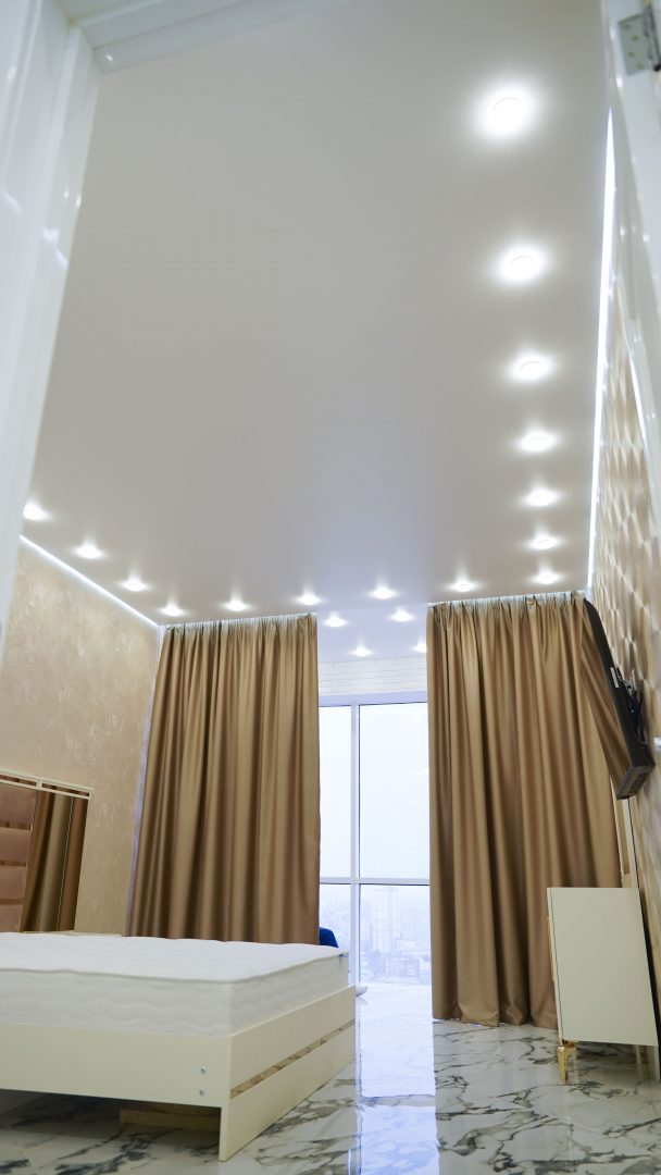 Парящие натяжные потолки